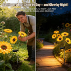 🌻🌞Solar LED Sunflower Garden Lights