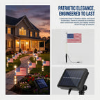💕8-in-1 American Flag Solar Lights