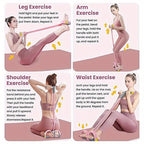 Bestselling Upgraded 4-Tube Foot Pedal Resistance Band for Home Workouts