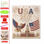 🎁USA 250th Anniversary DIY Pearl Painting Kit