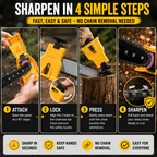 🔥Chainsaw Chain Sharpener Kit | Fast Portable Saw Chain Sharpening Tool