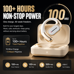🎧 Monster AC530 Open-Ear Headset | 165H Battery, Bluetooth 6.0, Ultra Comfort Wireless Earbuds