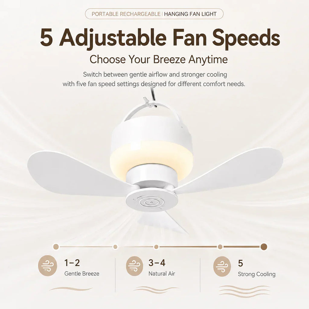 Portable Camping Light – Rechargeable and Hangable for Outdoor Use