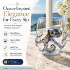 🌊Artisanal Blue Ringed Octopus Glassware