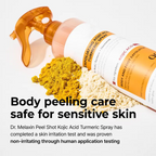PEEL SHOT 99% Kojic Acid + Turmeric Body Exfoliating Spray