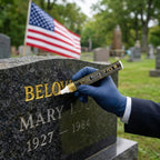 🔥HOT SALE 🐦Golden Tombstone Marker Pen for Restoring Faded Grave Inscriptions