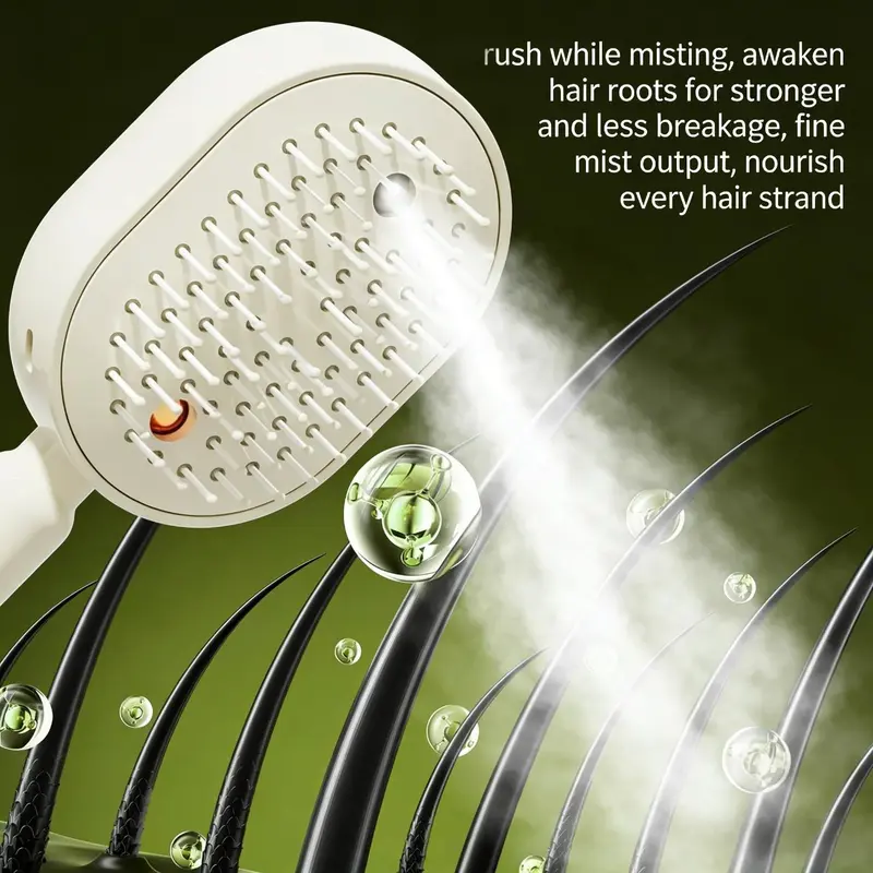 🎁2026 Hot Sales 50% OFF-⚡Electric Spray Air Cushion Massage Comb