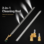 24" Portable Radiator Cleaning Wand🔥Free gift 1 x pure copper swivel joint, 1 x quick connector