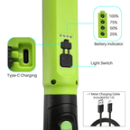 🔥🌟🔦Multifunctional magnetic rechargeable work light💡 Ideal for Mechanic, Car Repair & Garage Use