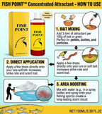 🌊 Premium Fish Lure Attractant Red Worm Formula Easy Fishing