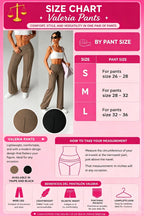 👖 Valeria Pants – High-Waisted, Office & Gym, Stretch, Flattering Fit