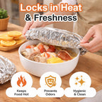 🔥Aluminum Foil Heat Shield Covers – No Plastic 🥘