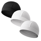 🧢 2 Pack Breathable Skull Cap for Men | Lightweight Sweat-Wicking Head Wrap & Helmet Liner for Cycling, Running & Motorcycling