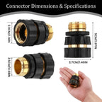 🔥2026 Universal Quick Connect Pro Garden Hose Fittings – Heavy-Duty Reusable Premium Rust-Proof Hose Coupler Set 🛠️