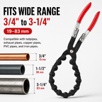⚡Exhaust Cutter, Cuts 3/4" to 3-1/4" Pipe, Durable Chain Cutter Tool