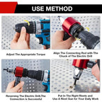 🔥LAST DAY 49% OFF - 🛠️Electric Drill Rivet Nut Gun Adapter Kit (M3-M8)