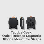 Quick-Release Magnetic Phone Mount for Straps