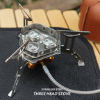 📢📢49% OFF !! ⏰Camping Gas Burner – 5800W, Piezo Ignition, Windproof 🔥