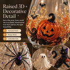 🎃 3D Halloween Artisan Glassware Collection | For Magical Halloween Sips, Eye-Catching 3D Details, Luminous Festive Party Moments & Cozy Fall Home Bar Glow