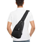 🔥Men's Waterproof Oxford Sling Chest Bag for Travel & Daily Use