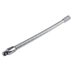 Flexible Socket Extension Bar Set – Bendable Ratchet Wrench Extensions for Tight Spaces, Carbon steel Automotive Repair Tool Kit