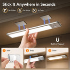 💡 Motion Sensor Light Bar – Rechargeable, Under Cabinet, Auto On/Off