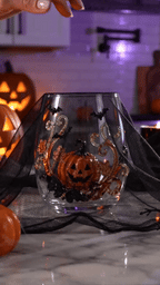 🎃 3D Halloween Artisan Glassware Collection | For Magical Halloween Sips, Eye-Catching 3D Details, Luminous Festive Party Moments & Cozy Fall Home Bar Glow
