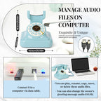 Vintage Old Fashioned Telephone with Speakerphone & Volume Control