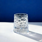 Luxury 360° Spinning Crystal Glass – Star-Cut Stress Relief Whiskey & Wine Glass