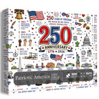 🧩 Patriotic America Jigsaw Puzzle 1000 Pieces🎁Buy 2 Free Shipping