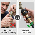 🔥2026 Universal Quick Connect Pro Garden Hose Fittings – Heavy-Duty Reusable Premium Rust-Proof Hose Coupler Set 🛠️