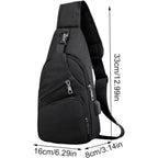 🔥Men's Waterproof Oxford Sling Chest Bag for Travel & Daily Use