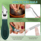 3-Piece Sets of Eagle Beak Beveled Nails Clippers