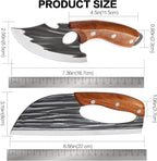 🔥[Buy 1 Get 1 Free] Forged Kitchen Knife Set - Sharp Durable Meat Cleaver Chef Knife
