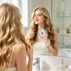 💆‍♀️💧 Steam Massage Spray Comb – 3-in-1 Nano-Mist Hydration, Vibrating Scalp Massage & Anti-Static Detangling Brush