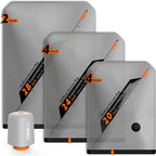 ☀️ Summer Vibes – X8 Cordless Vacuum Pump + 20 Bags, Rechargeable, Space Saver for Travel & Home