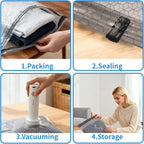 Last Day Hot Sale 49% OFF🔥Rechargeable Vacuum Pump Travel Storage Bag Set
