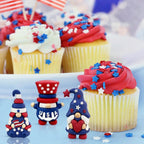 Patriotic gnome figurine, July 4th gift