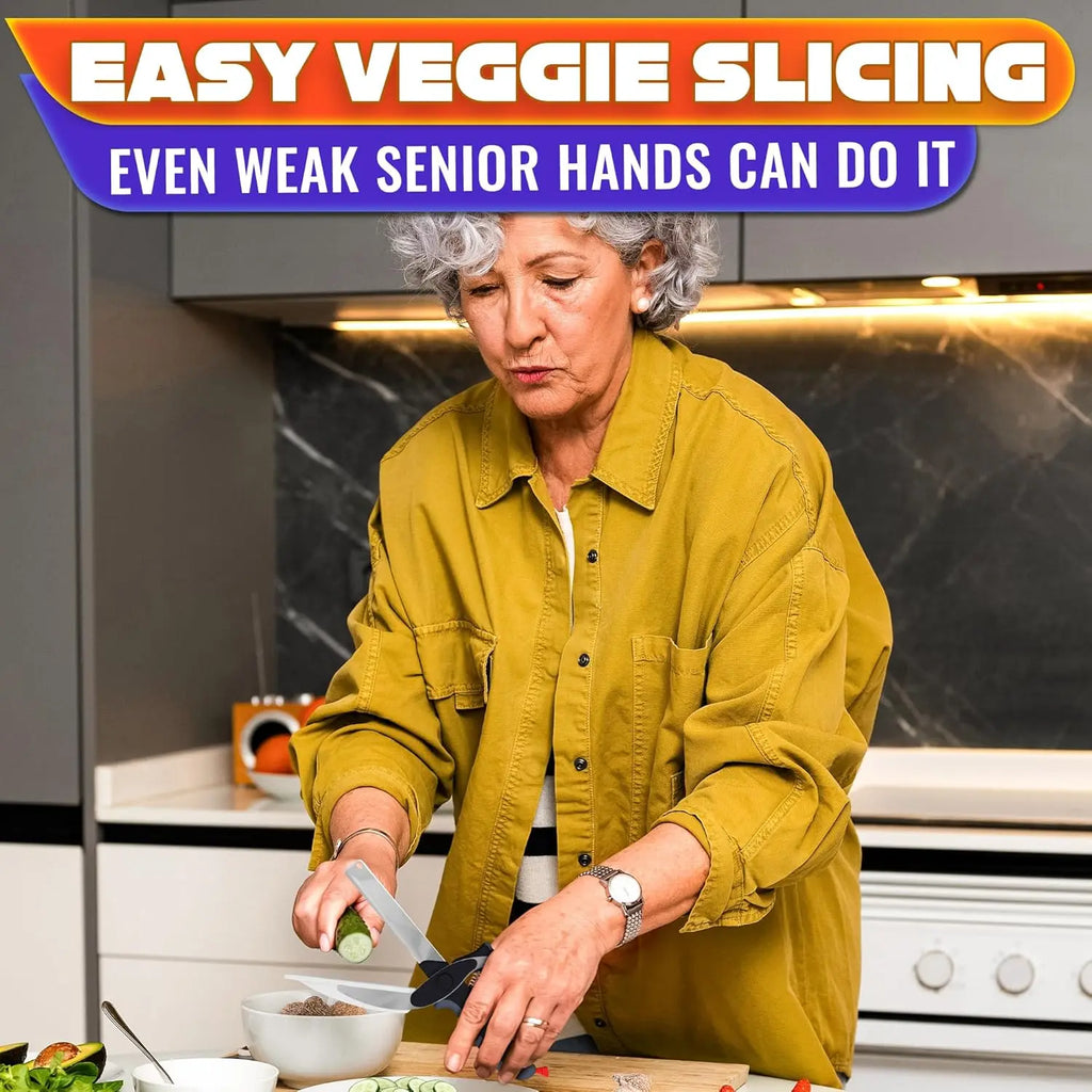 2 in 1 Kitchen Scissors– Stainless Steel Blade & Plastic Cutting Board Scissors