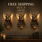 🔥LAST DAY 50% OFF⏰-St. Michael Guardian Angel Wall Light🕊️