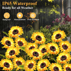🌻 49% OFF🔥Solar Sunflower Garden Lights: Illuminate Your Outdoors with Sun-Kissed Charm