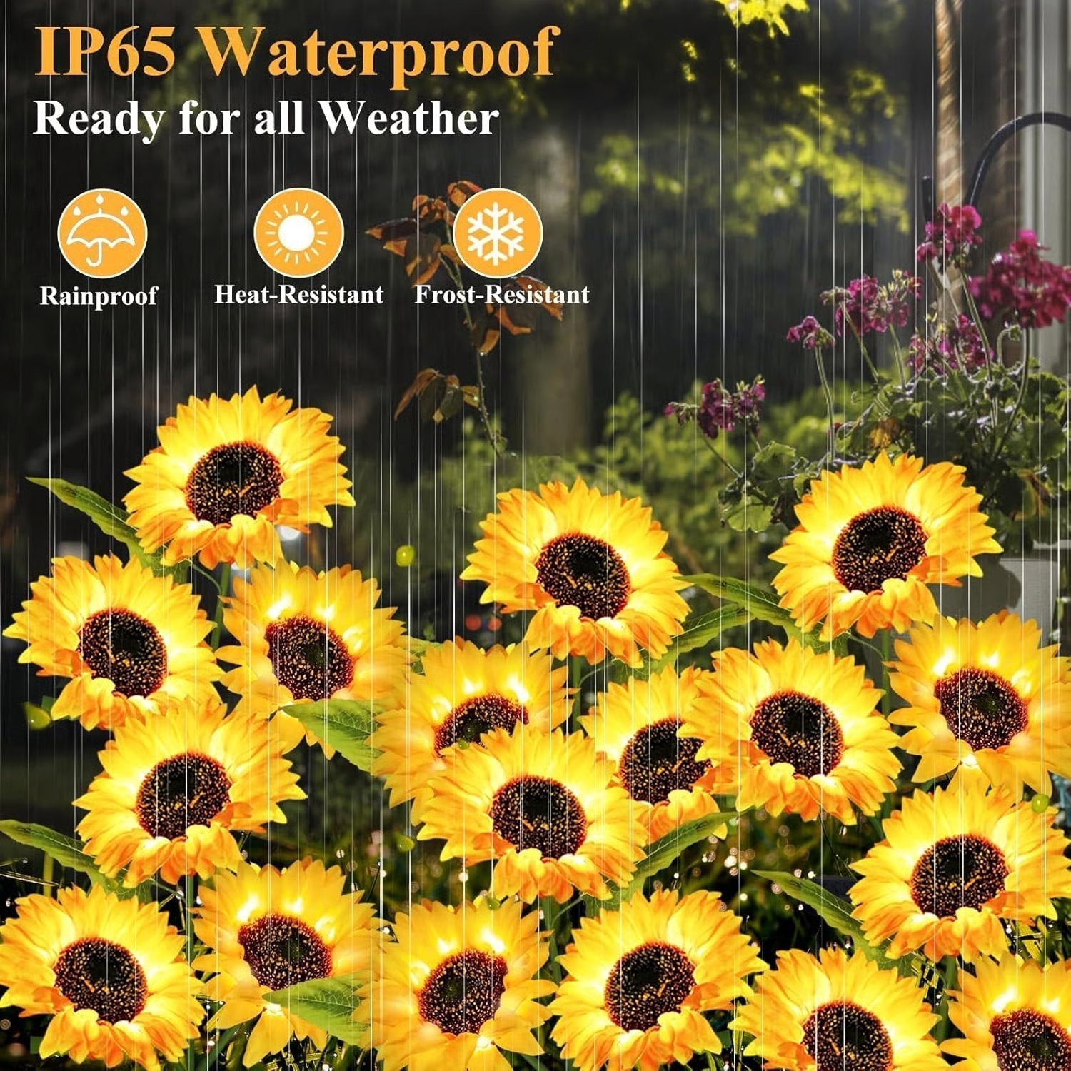 🌻 49% OFF🔥Solar Sunflower Garden Lights: Illuminate Your Outdoors with Sun-Kissed Charm
