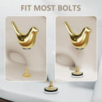 🐦🛠️2 Pcs Ceramic Bird Toilet Floor Bolt Caps