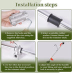 🔥 Best-Seller – Ergonomic String Trimmer Handle Extension for Better Grip & Control