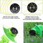 Universal Steel Wire Trimmer Head Replacement-Heavy-Duty Weed Brush Cutter