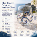⚡Artisanal Blue Ringed Octopus Glassware