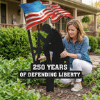 🎁250 Years of Defending Liberty Metal Garden Stake
