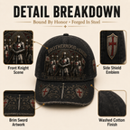🧢 Bound By Honor Forged In Steel – Knights Templar Cap