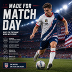USA National Team Style Soccer Jersey 2026 V-Neck for Fans & Players