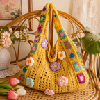 🌸50% OFF TODAY👜 Floral Patchwork Bag Wear It Shoulder or Crossbody
